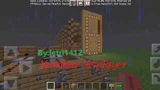 【Minecraft】Number displayer