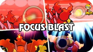 Pokémon Game : Evolution of Focus Blast (2006 - 2020)