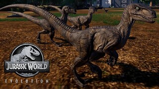 Oviraptor vs Velociraptor & Indoraptor - Jurassic World Evolution Mods (4K 60FPS)