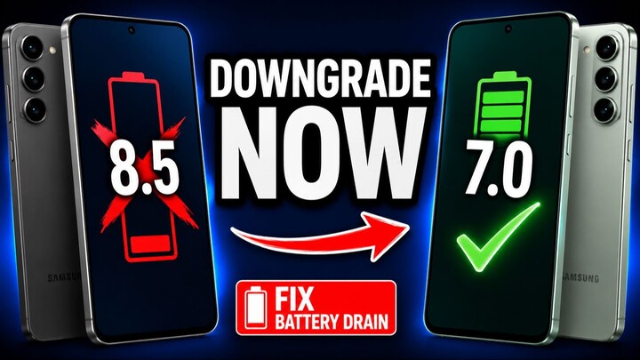 How to Downgrade One UI 8.5 to One UI 7.0 (No Data Loss Method)