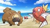 Magikarp vs Bidoof Evolution? |Pokemon battle| #pokemon #fusion #edit