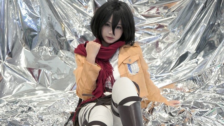 2023 Shenzhen Game Festival Attack on Titan Mikasa cosplay Shenzhen Comic Exhibition