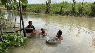 Cùng chú 3 Nhái xuống kênh mò vẹm làm bữa tiệc vẹm hoành tráng.
