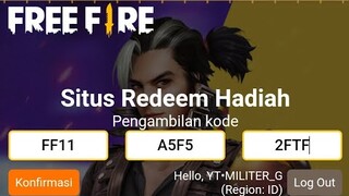 KODE REDEM FF HARI INI 2 JANUARI 2022 | KODE REDEM RESMI GARENA