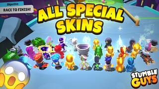 Stumble Guys All Special Skins in a Lobby | Stumble Guys World Record