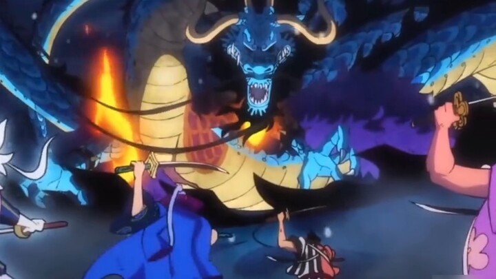 Four Oden two-sword style Kaido panicked instantly