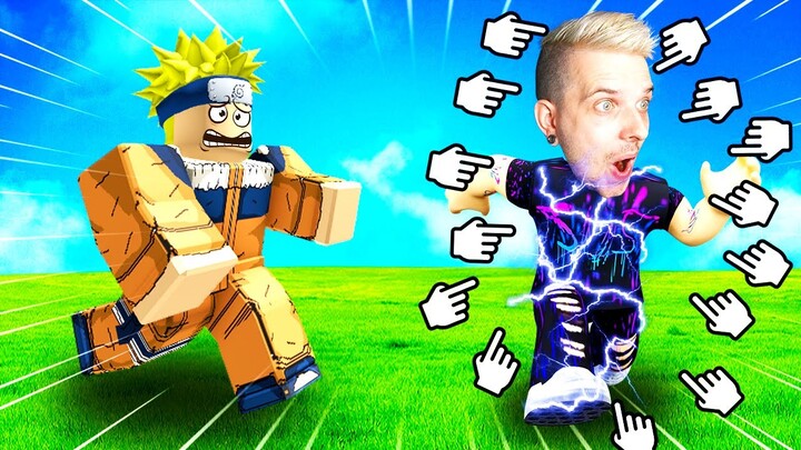 KLIKAM BY BYĆ SZYBSZYM OD NARUTO! w ROBLOX - 🍜 Anime Racing Clicker