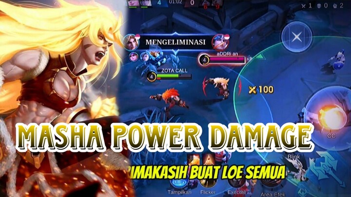 MASHA POWER DAMAGE