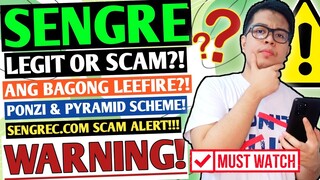 SENGRE SCAM ALERT LATEST UPDATE! | SAME MODUS AS LEEFIRE APP! | SENGRE LEGIT OR SCAM?! (Must Watch!)