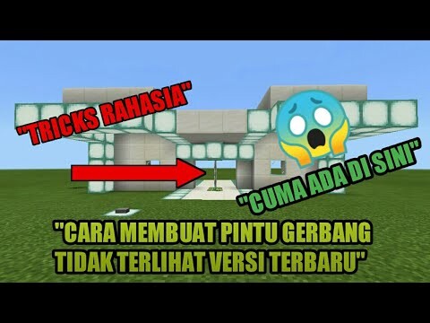 Cara Membuat Pintu Tidak Terlihat Otomatis Terbaru Di Minecraft PE