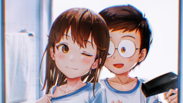 [Doraemon] Nobita Shizuka's love history - "Yakimochi", full of sweetness.