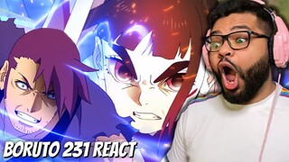 TSUBAKI VS SAZANKA | LUTA ENTRE SAMURAIS! React/Comentários | Boruto EP 231