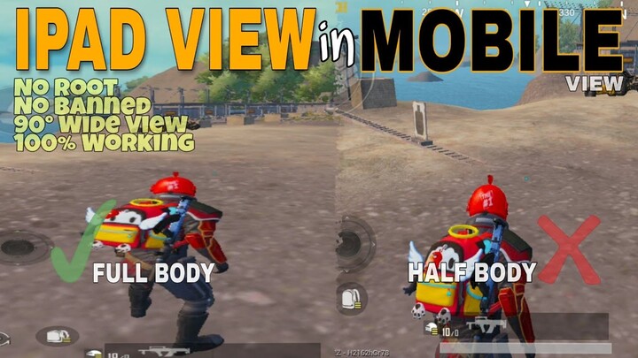 HOW TO GET IPAD VIEW IN MOBILE [NOT SUPPORTED APP FIXED] | PUBG MOBILE