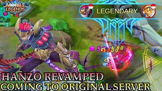 Hanzo Final Revamped Gameplay - Mobile Legends Bang Bang