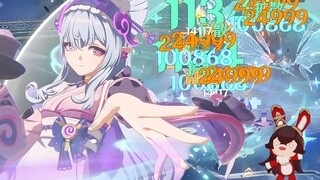 [Genshin Impact Research Lab] A 200k-explosion diffusion reaction! Miss Meng Yue Rui Xi awakens the 