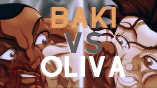 Baki Vs Oliva Full Length Fight Scene in Prison [AMV]