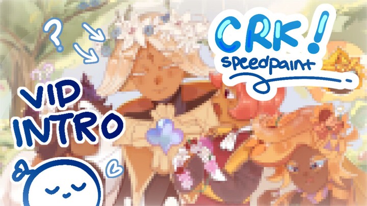 ✨ PURE VANILLA COOKIE RUN KINGDOM SPEEDPAINT — 🌟 "the heir's caretaker" // VIDEO INTRO 🎨