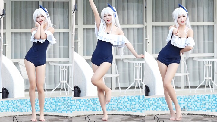 Do you like Miyako's swimsuit? sensei! [Vertical]