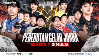 Saatnya Merebut Gelar Juara FFML Season 7🔥Dominasi atau Juara Baru?