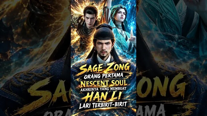 HAN LI HANYA BISA LARI DIKEJAR SAGE ZONG NESCENT SOUL TINGKAT AKHIR  !