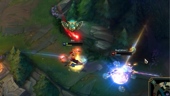 When the blind monk solos in ten thousand games and the top Yasuo in one hundred thousand games...