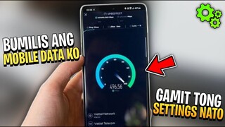 BUMILIS MOBILE DATA KO GAMIT ANG NEW SETTINGS NATO!!