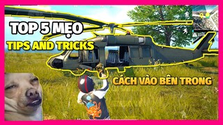 Top 5 Mẹo PUBG Mobile | Cách Vào Trong Máy Bay 0.14 | Tips And Tricks | Karos TV