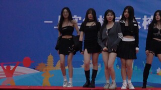 High school girls danced fearless-LE SSERAFIM Shanghai International Studies University Cambridge Da