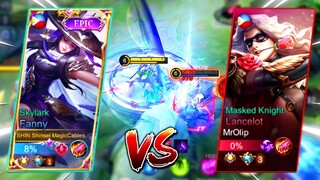 INTENSE MATCH! NO MERCY FANNY vs TOP GLOBAL LANCELOT | MLBB