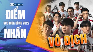 NHỮNG ĐIỂM NHẤN TẠI VCS MÙA ĐÔNG 2021