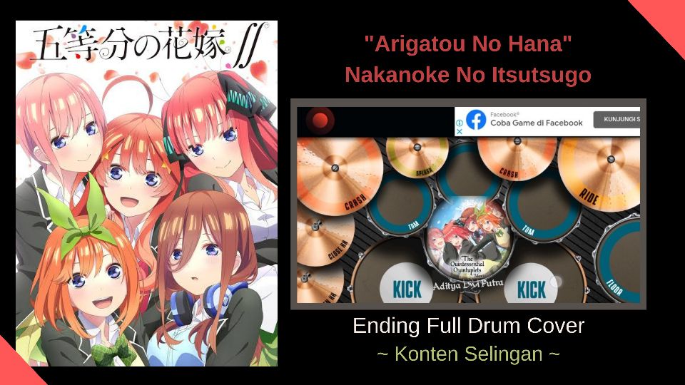 Stream Gotoubun no Hanayome Movie Ending Song - [ Arigatou no Hana