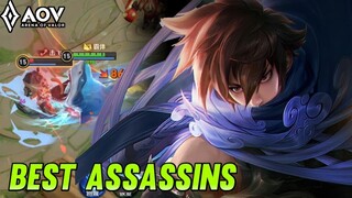 AOV : LAN GAMEPLAY | BEST ASSASINS - ARENA OF VALOR/KOG