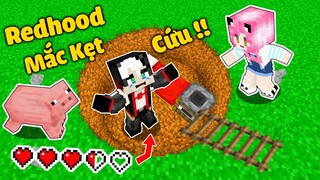 REDHOOD THỬ THÁCH 24GIỜ THOÁT KHỎI CĂN PHÒNG TỬ THẦN TRONG MINECRAFT*MỀU VƯỢT NGỤC NHÀ TÙ BÍ ẨN MCPE