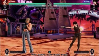 KOF15　チャンピオンvsチャンピオン　世界１位ユリ　低空強攻撃からのコンボが秀逸すぎる