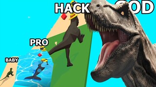 Tiến Hóa Evovle Từ  Dino Con Thành Max Level Khủng Long Bạo Chúa T-Rex Trong Dino Transform Top Game