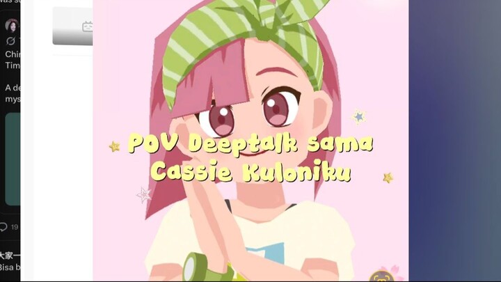 [Fandub] POV Ngobrol Deeptalk dengan Cassie Game KuloNiku: Bowl Up!