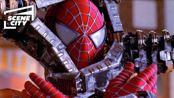 Spider-Man 2: Bank Fight Scene (TOBEY MAGUIRE, ALFRED MOLINA SCENE)