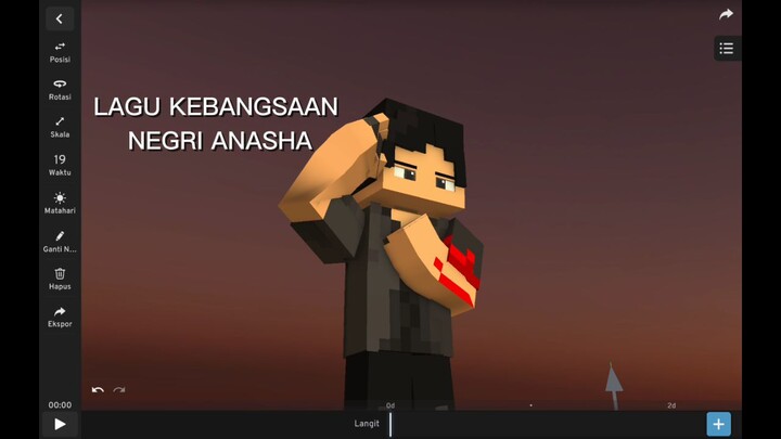 lagu kebangsaan negara anasha dari series LUFORCE animasi Minecraft karya sca karya