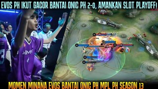 EVOS PH IKUTAN BANTAI ONIC PH 2-0! MOMEN MINANA EVOS AMANKAN SLOT PLAYOFF DENGAN BANTAI ONIC!