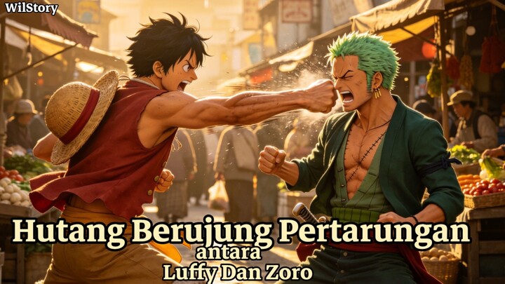 Hutang Berujung Pertarungan Antara Luffy dan Zoro 🔥|One Piece|