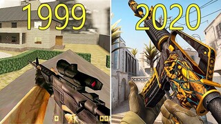 Evolution of Counter Strike Games 1999-2020