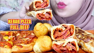 ASMR KEBAB PIZZA FULL BEEF ULUL ASMR MUKBANG INDONESIA