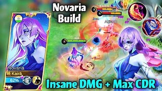 NOVARIA INSANE DMG + MAX CDR BUILD!🔥BUFFED NOVARIA GAMEPLAY🤩