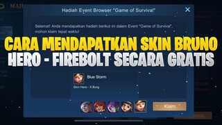 TERBARU!!! CARA MENDAPATKAN SKIN HERO BRUNO SECARA GRATIS DI EVENT TERBARU MOBILE LEGENDS 2021