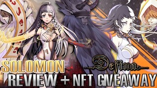 SOLOMON Review + #Defina Nft Giveaway! | Play to Earn NFT Game