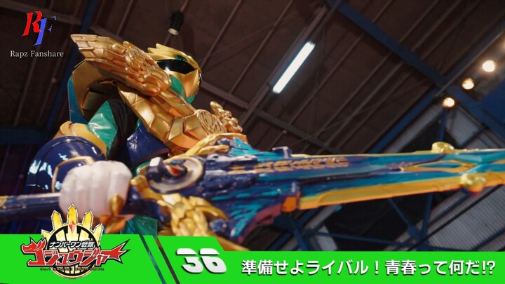 No.1 Sentai Gozyuger Episode 36 Subtitle Indonesia | Get Ready, Rival! What is Youth!?
