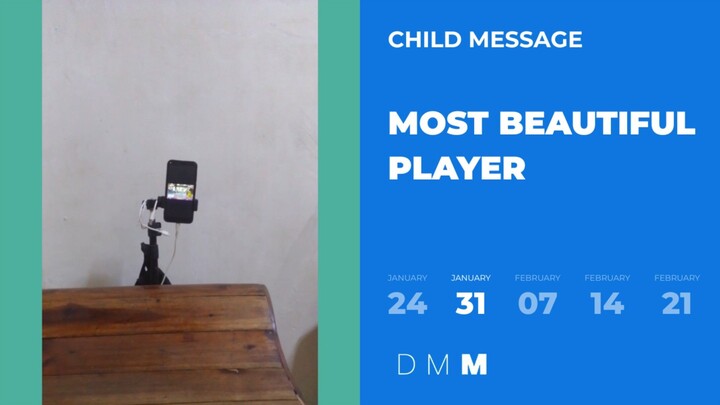 DMM: Most Beautiful Player - January 31, 2026 - Child Message - 2nd Airez Special