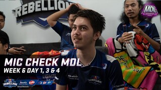 MIC CHECK MDL SEASON 3 WEEK 6