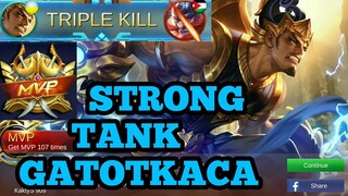 Gatotkaca best build & gameplay Mobile legends 2019 ml