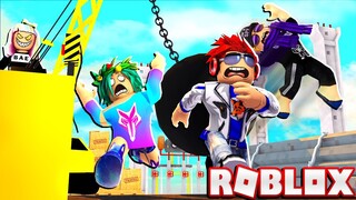 MAKING MY FAMILY RUN FOR THEIR LIVES! -- ROBLOX DEATHRUN!